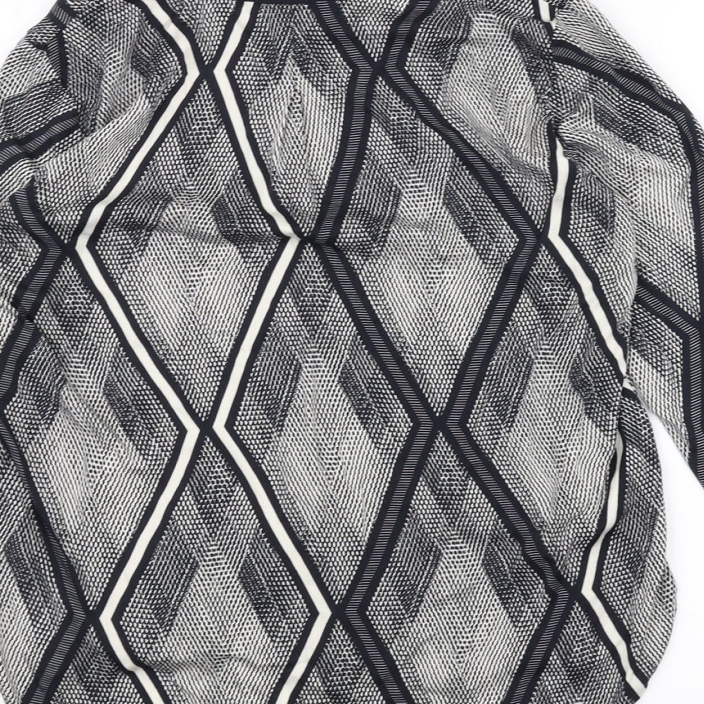 Espirit Womens Black   Basic Button-Up Size 10