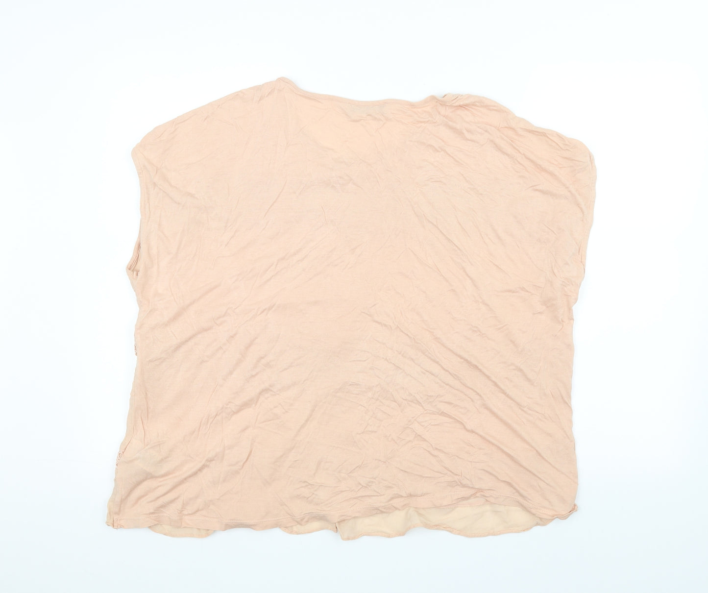 Marks and Spencer Womens Pink   Basic T-Shirt Size 22