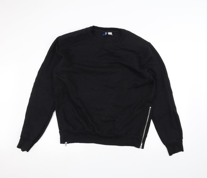H&M Womens Black Pullover Jumper Size L