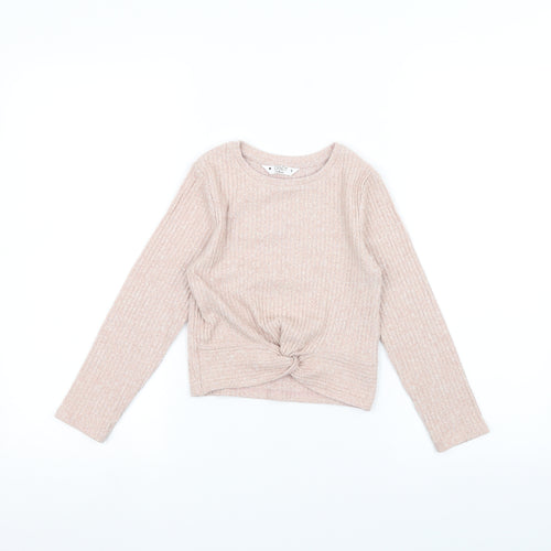 Candy Couture Girls Pink   Pullover Jumper Size 9 Years