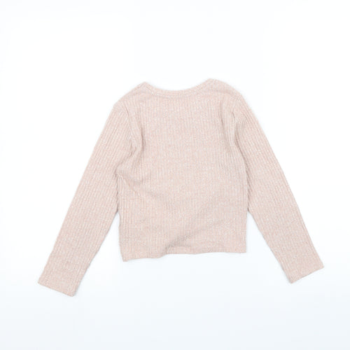 Candy Couture Girls Pink   Pullover Jumper Size 9 Years