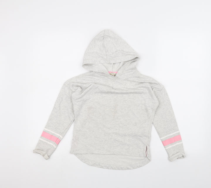 H&M Girls White   Pullover Hoodie Size 9-10 Years