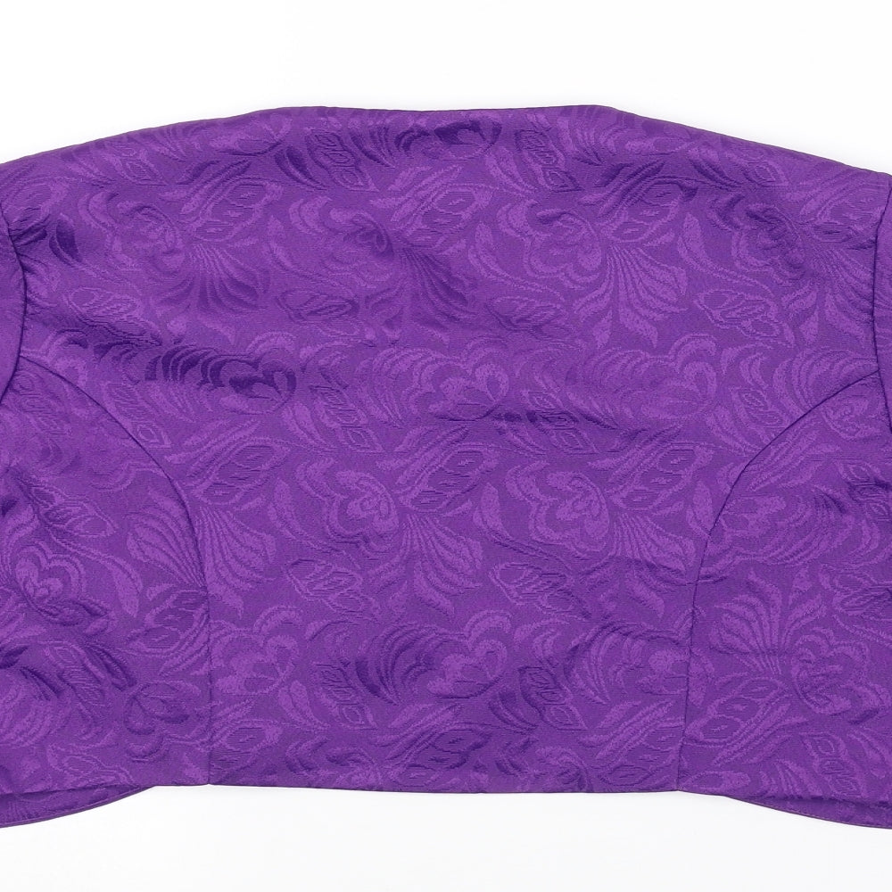 Lindy Bop Womens Purple   Jacket  Size 12