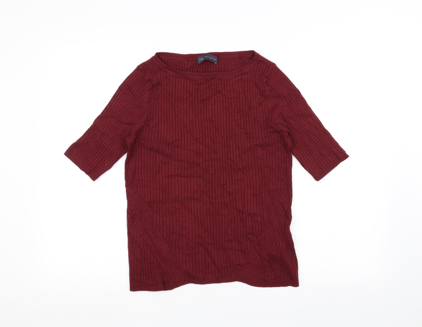 Marks and Spencer Womens Red   Basic T-Shirt Size 14