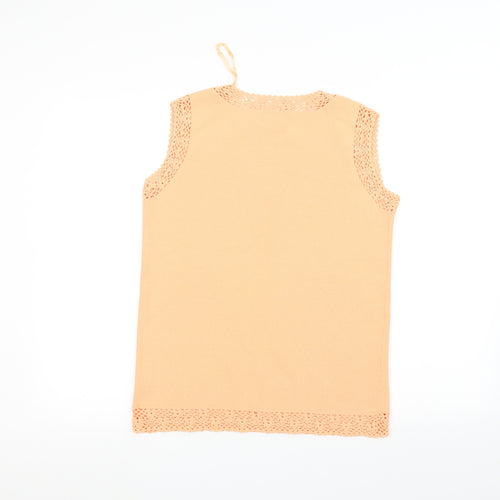 Roman Originals Womens Orange   Basic Tank Size S