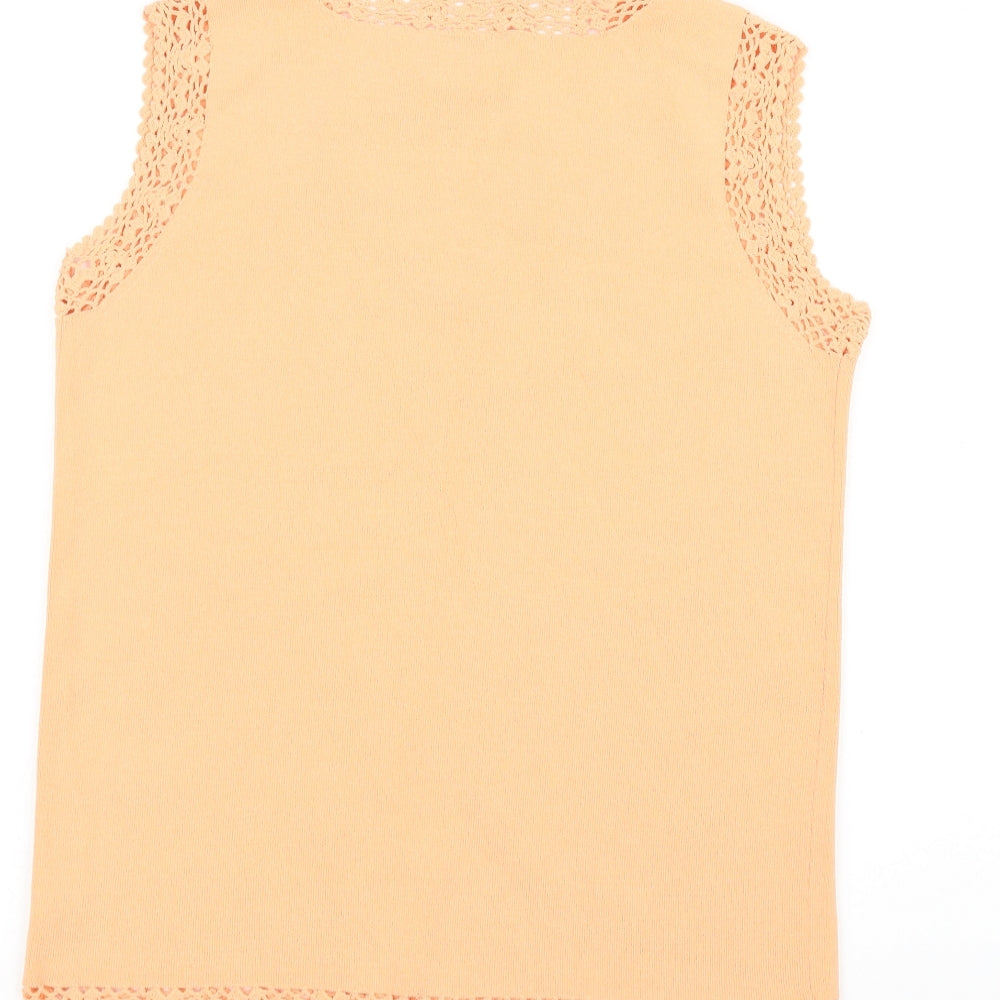 Roman Originals Womens Orange   Basic Tank Size S