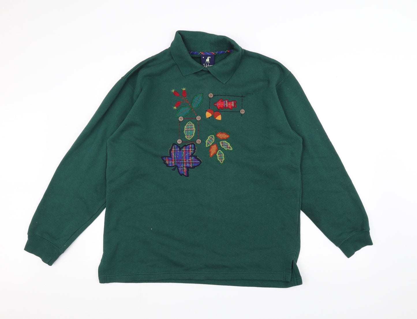 Tulchan Womens Green   Pullover Jumper Size M