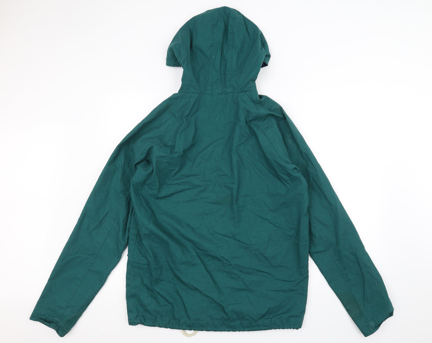 Topman Mens Green   Rain Coat Coat Size M