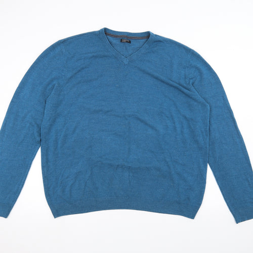 M&Co Womens Blue   Pullover Jumper Size 2XL