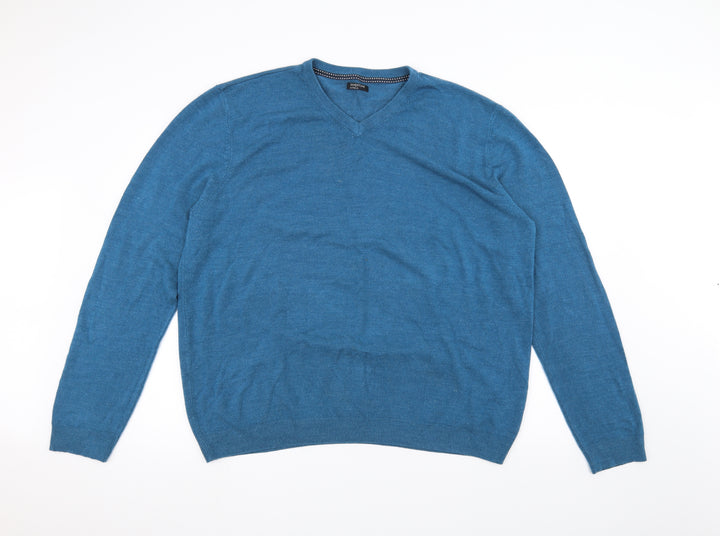 M&Co Womens Blue   Pullover Jumper Size 2XL