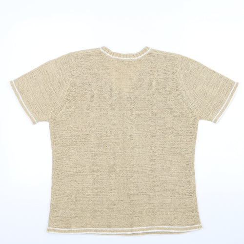 Bonmarché Womens Brown  Knit Pullover Jumper Size M