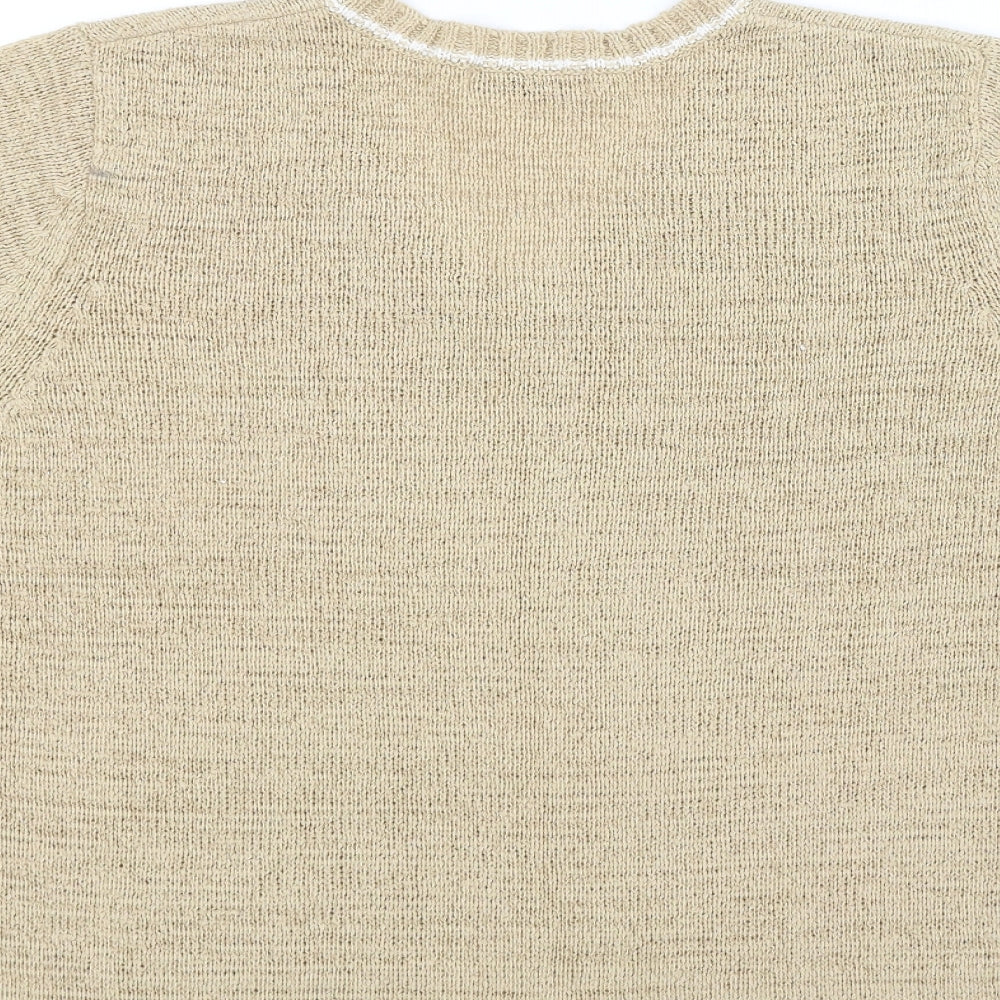 Bonmarché Womens Brown  Knit Pullover Jumper Size M