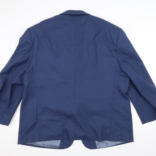 Preworn Mens Blue   Jacket Suit Jacket Size 42