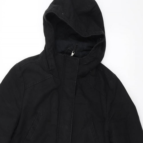 Ellos Womens Black   Parka Coat Size L