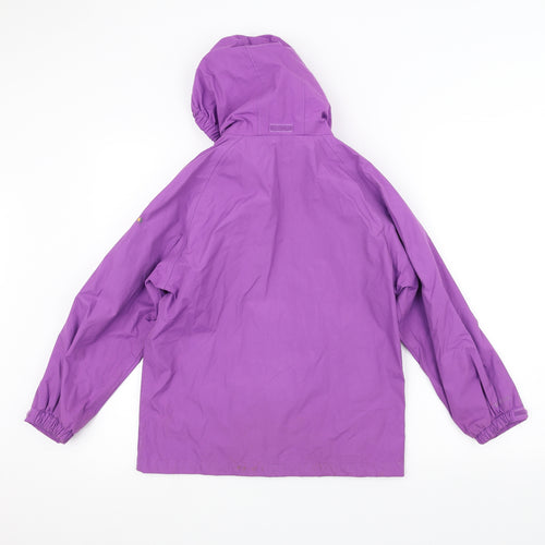 Regatta Girls Purple   Rain Coat Coat Size 9-10 Years