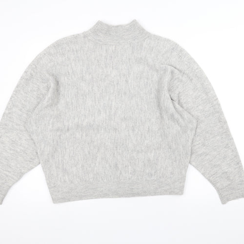 H&M Womens White   Pullover Jumper Size M