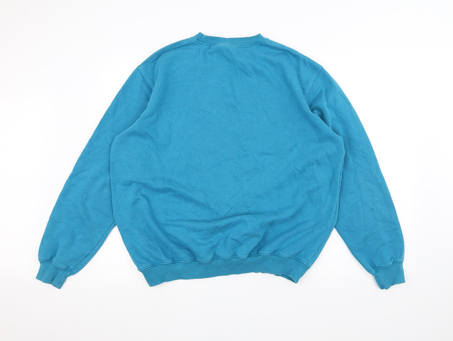 Cotton Traders Mens Blue   Pullover Jumper Size L