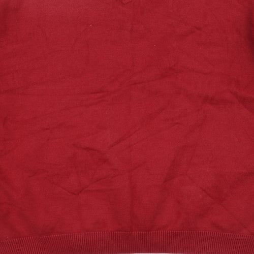 Lincoln Mens Red   Pullover Jumper Size XL