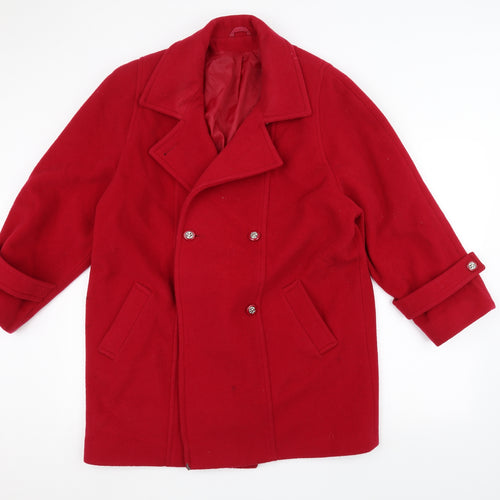 Berkertex Womens Red   Varsity Jacket Coat Size 14