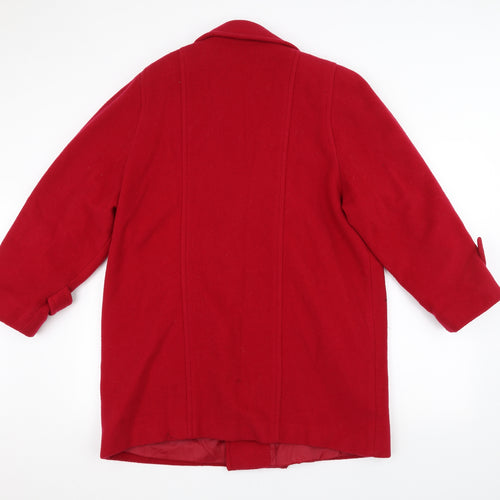 Berkertex Womens Red   Varsity Jacket Coat Size 14