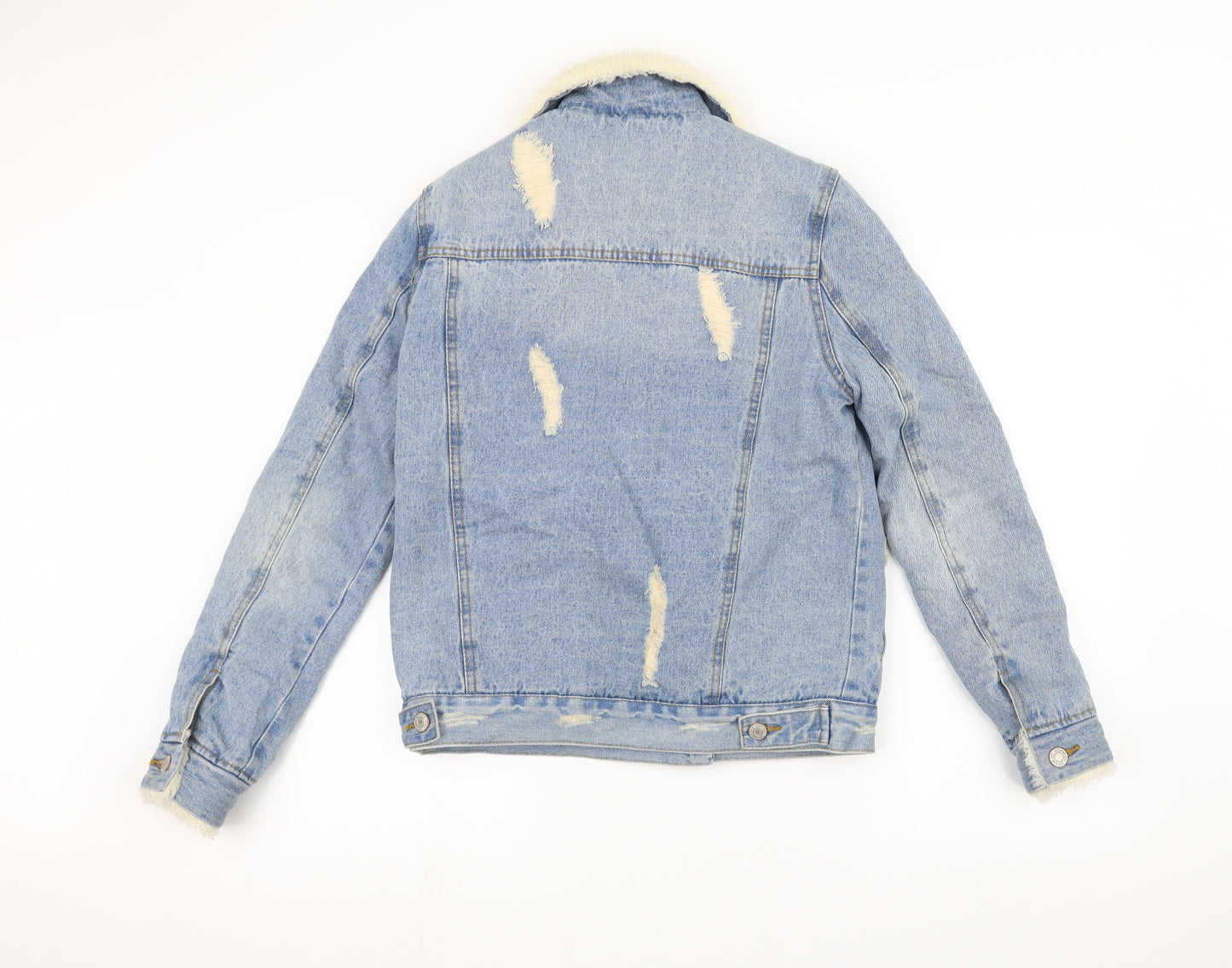 Denim & Co. Womens Blue   Jacket  Size 8