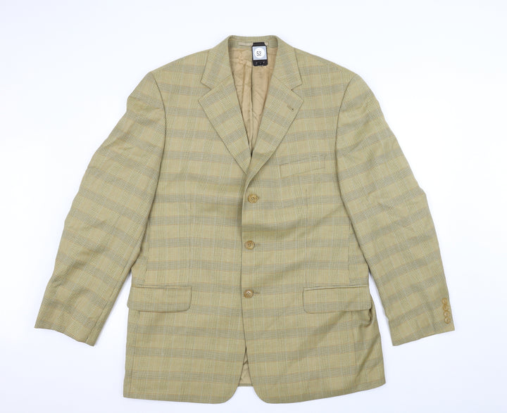 Canada Mens Brown Jacket Suit Jacket Size 42