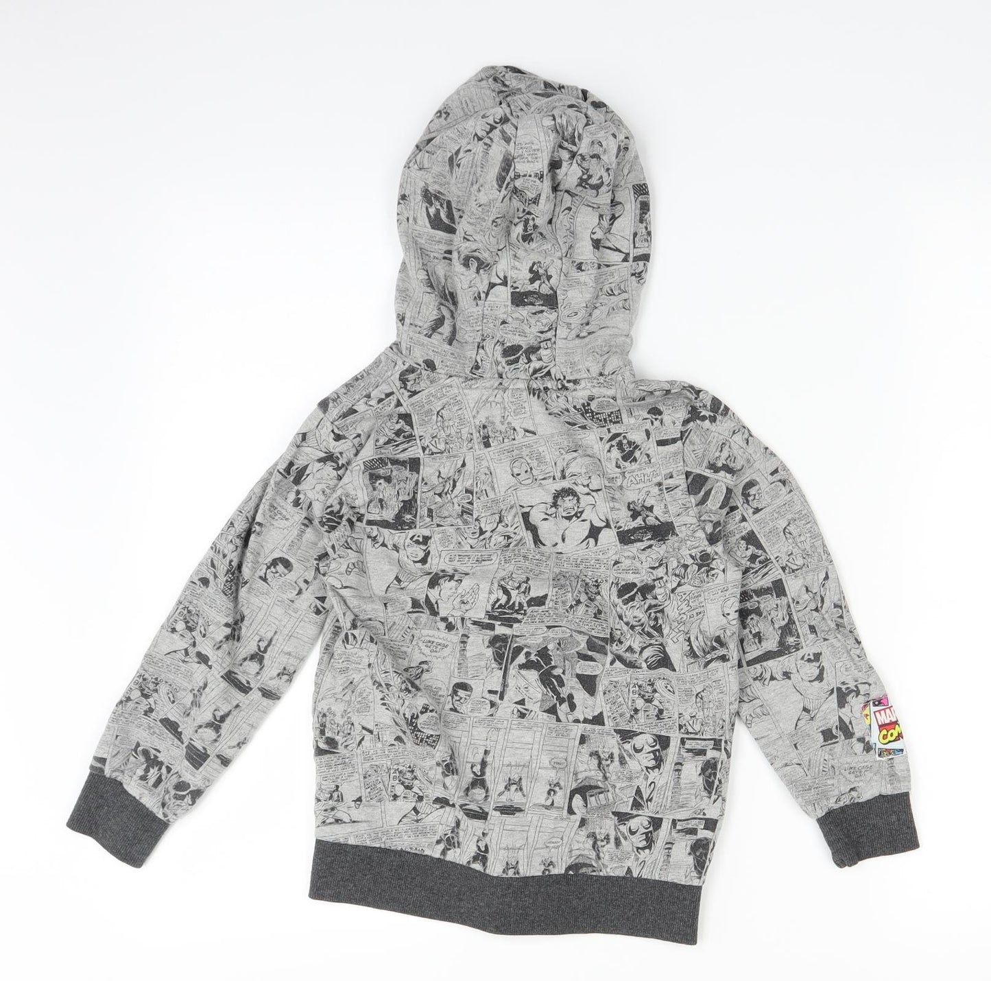 TU Boys Grey   Full Zip Hoodie Size 7 Years