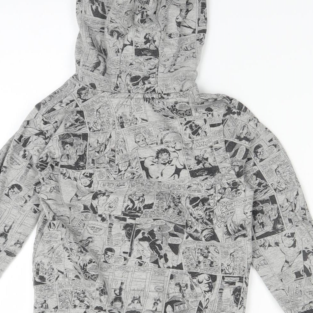 TU Boys Grey   Full Zip Hoodie Size 7 Years