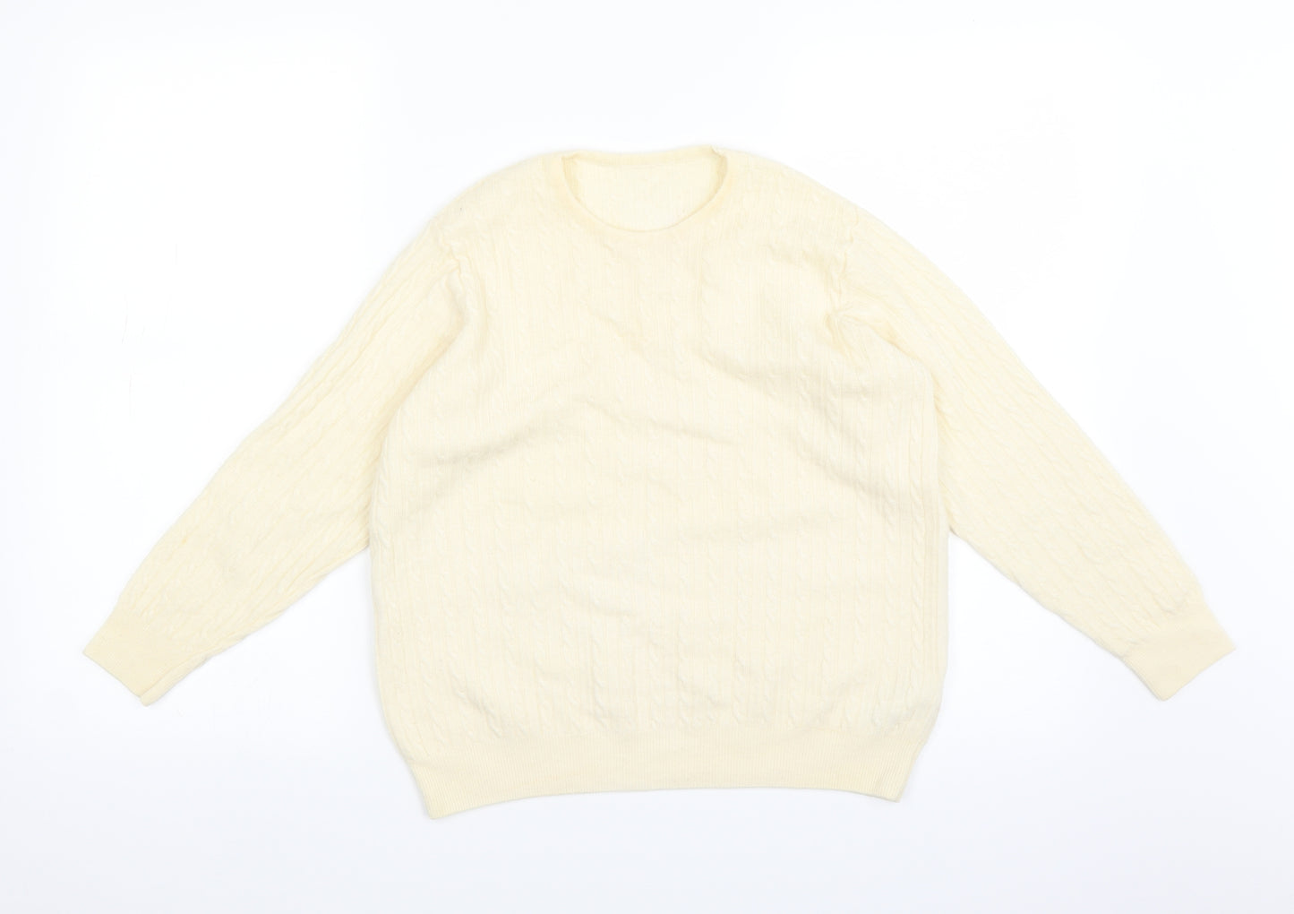 Marks and Spencer Womens Ivory   Pullover Jumper Size 10