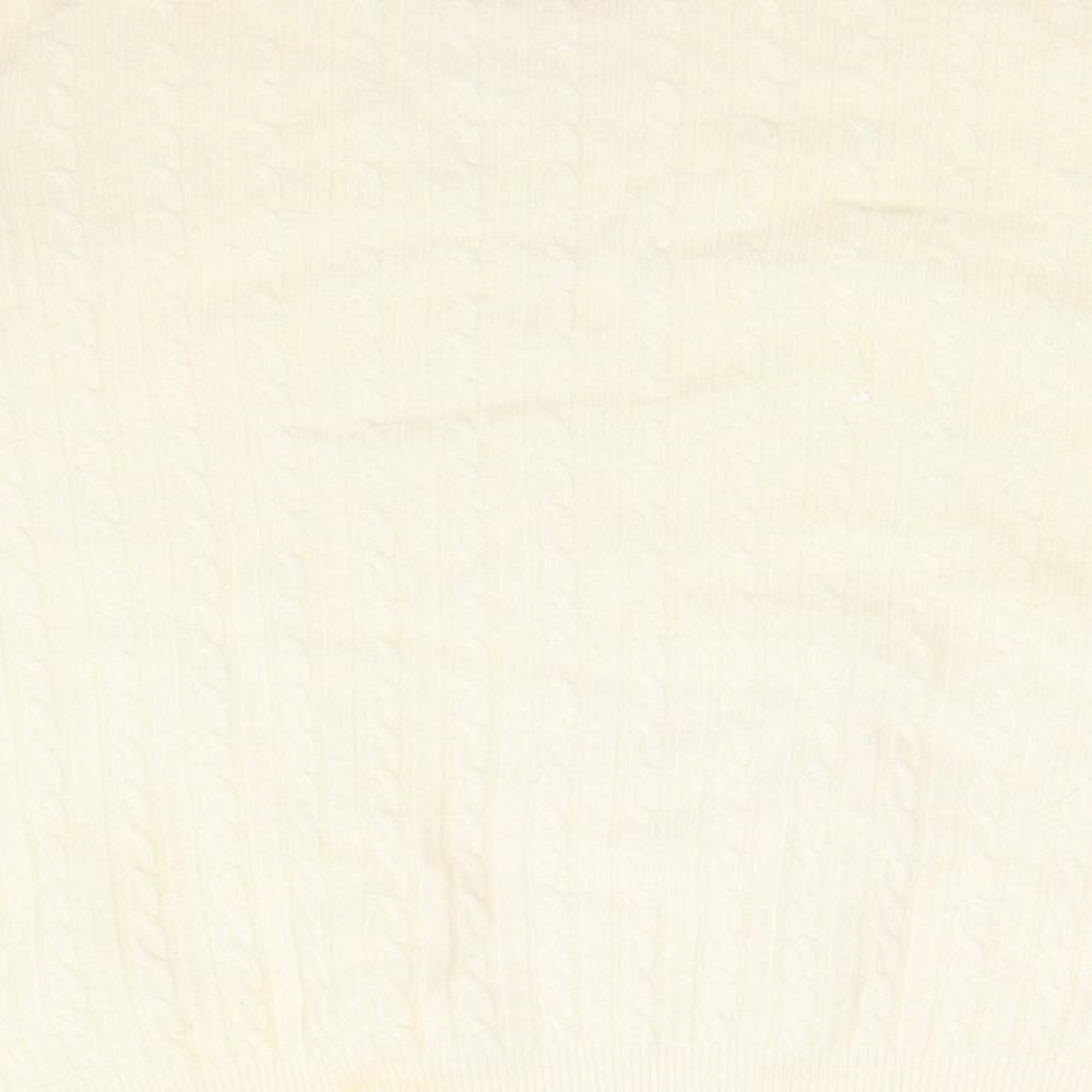 Marks and Spencer Womens Ivory   Pullover Jumper Size 10