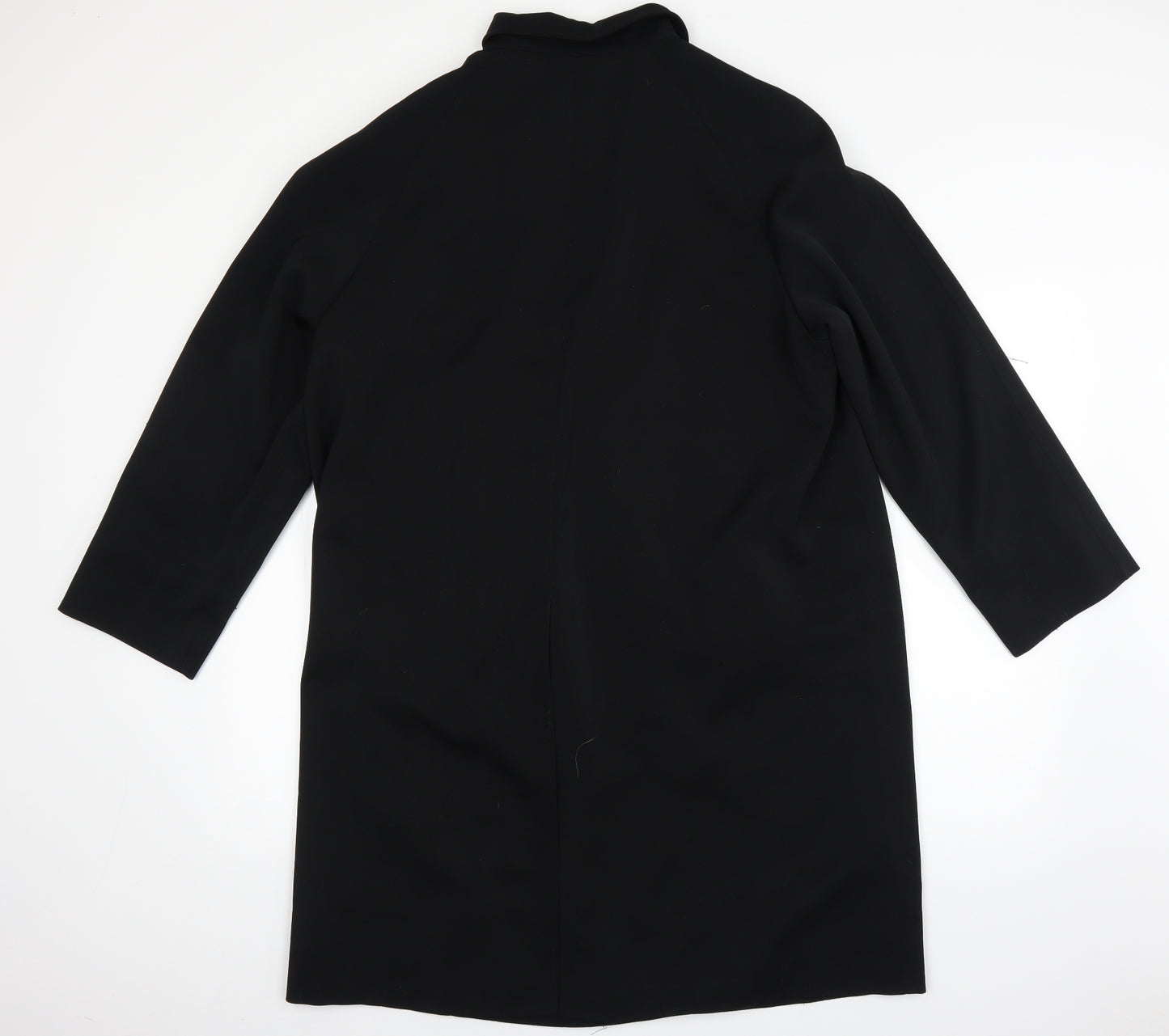 Marks and Spencer Womens Black   Overcoat Coat Size 18