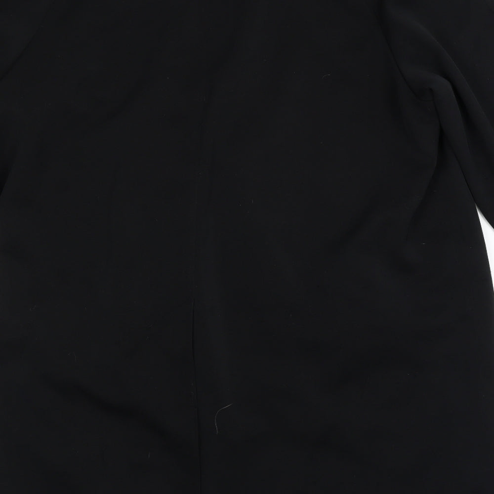 Marks and Spencer Womens Black   Overcoat Coat Size 18