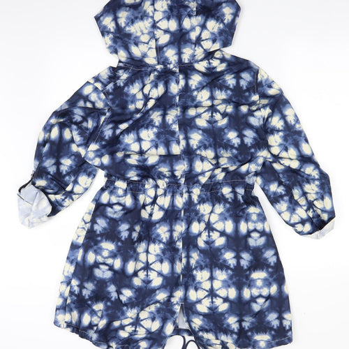 Parka in a Pocket Womens Blue   Rain Coat Coat Size M