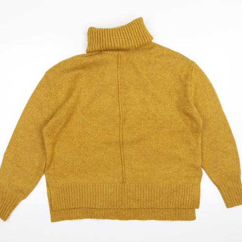 H&M Womens Yellow   Pullover Jumper Size XS
