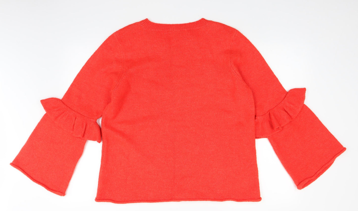 F&F Womens Red  Knit Pullover Jumper Size 14