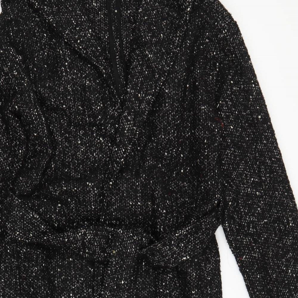 BDG Womens Black   Overcoat Coat Size S