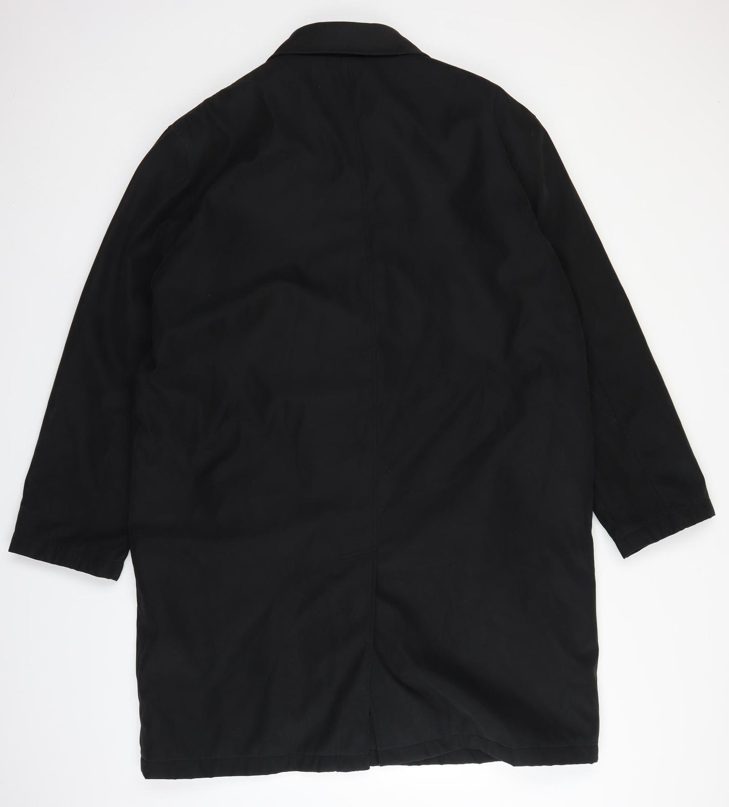 Greenwoods  Mens Black   Overcoat Coat Size XL