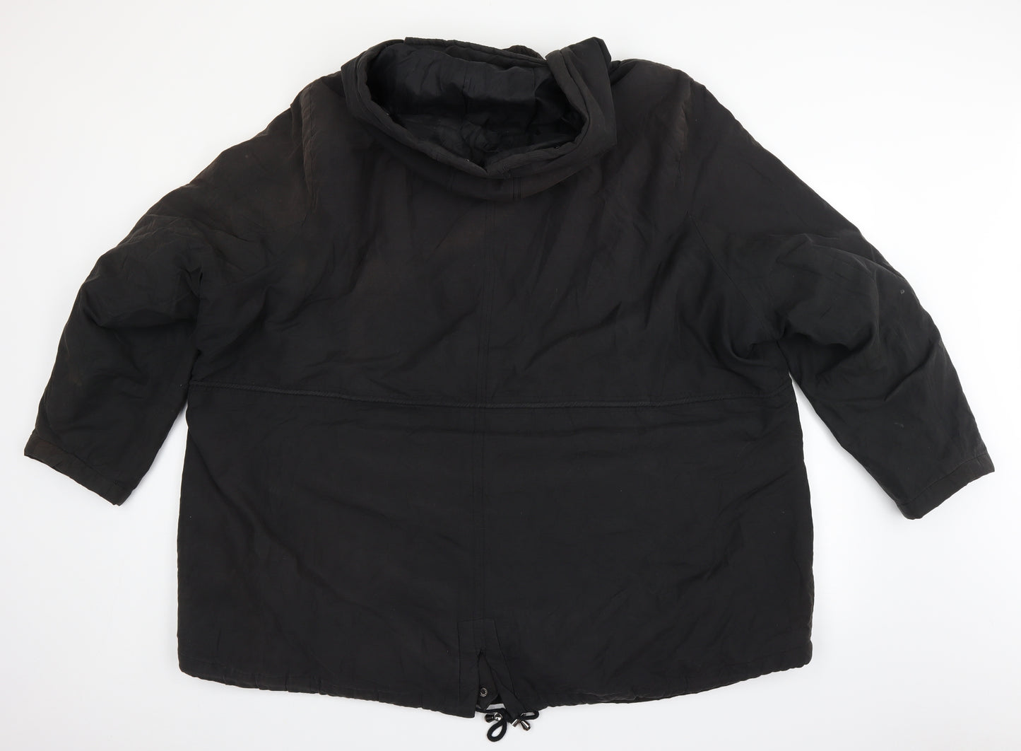 BHS Womens Black   Rain Coat Coat Size 30