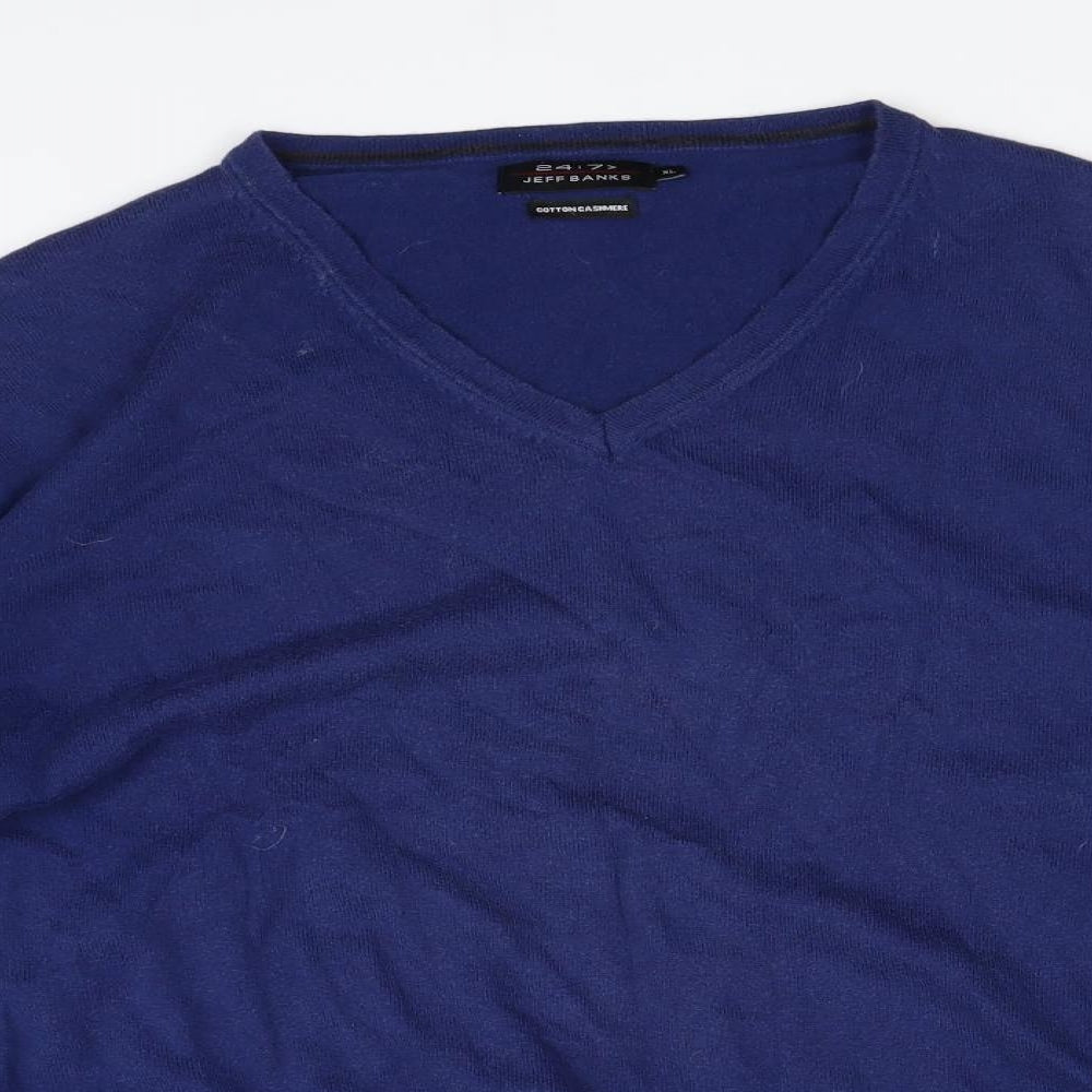 Jeff Banks Womens Blue   Pullover Jumper Size XL