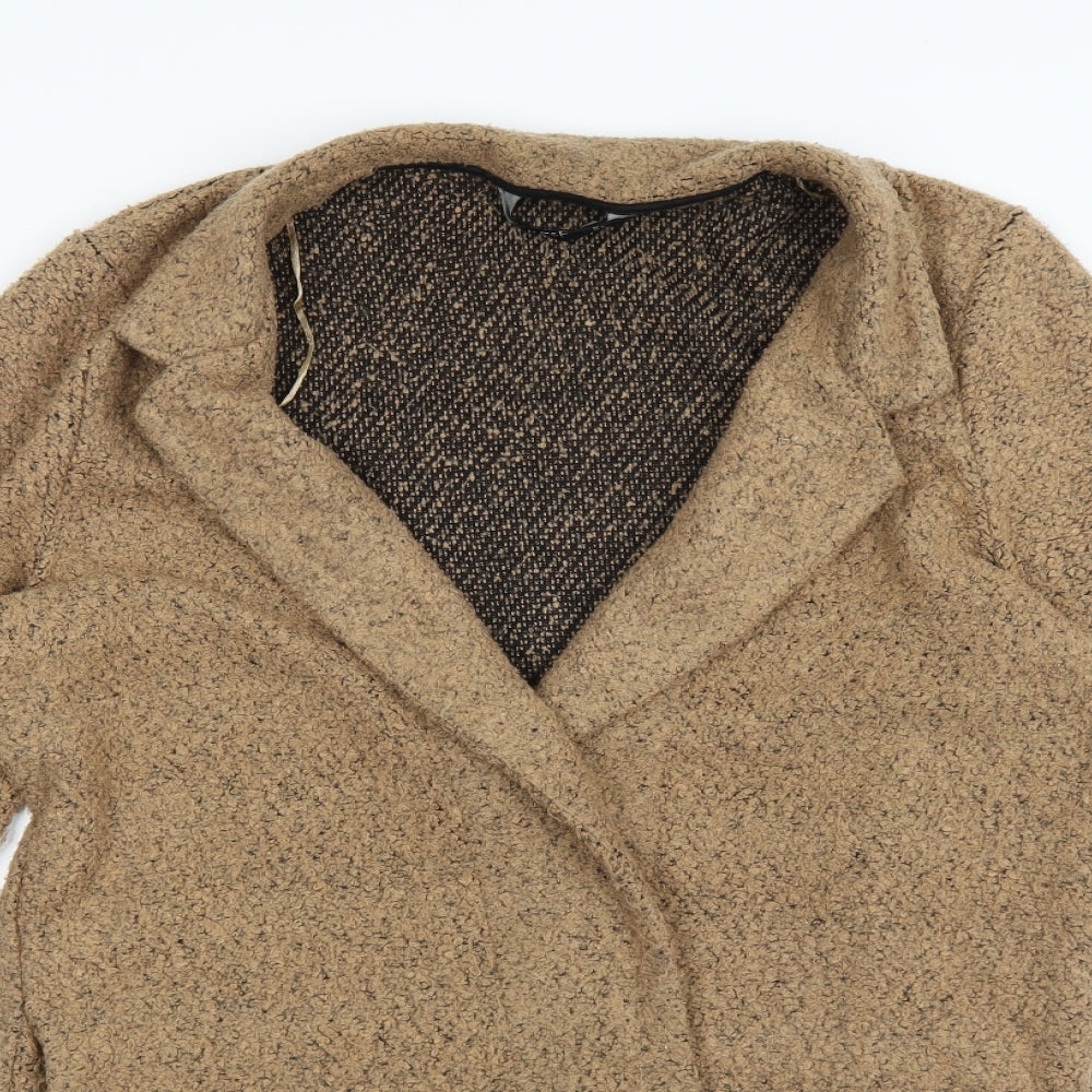 F&F Womens Beige   Jacket Coatigan Size 16