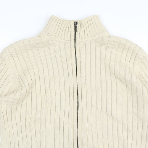 River Island Womens Ivory   Full Zip Sweatshirt Size S