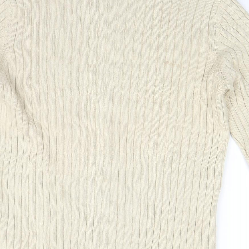 River Island Womens Ivory   Full Zip Sweatshirt Size S