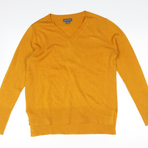 Primark Womens Yellow   Pullover Jumper Size S