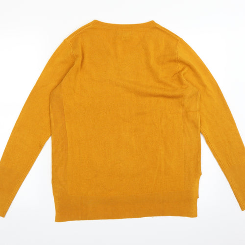 Primark Womens Yellow   Pullover Jumper Size S