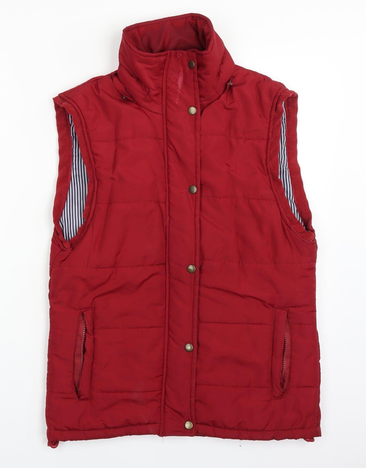 Preworn Womens Red   Gilet Jacket Size 12