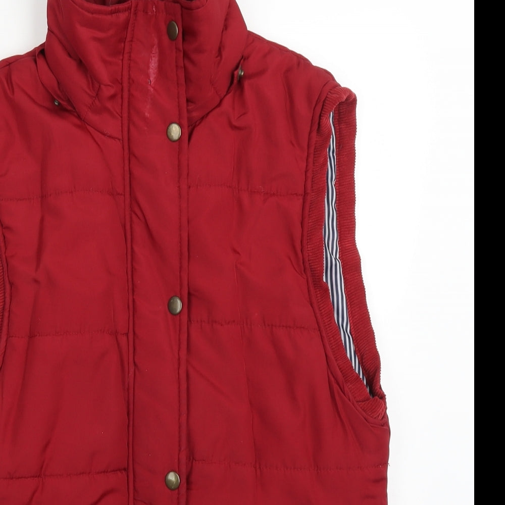 Preworn Womens Red   Gilet Jacket Size 12