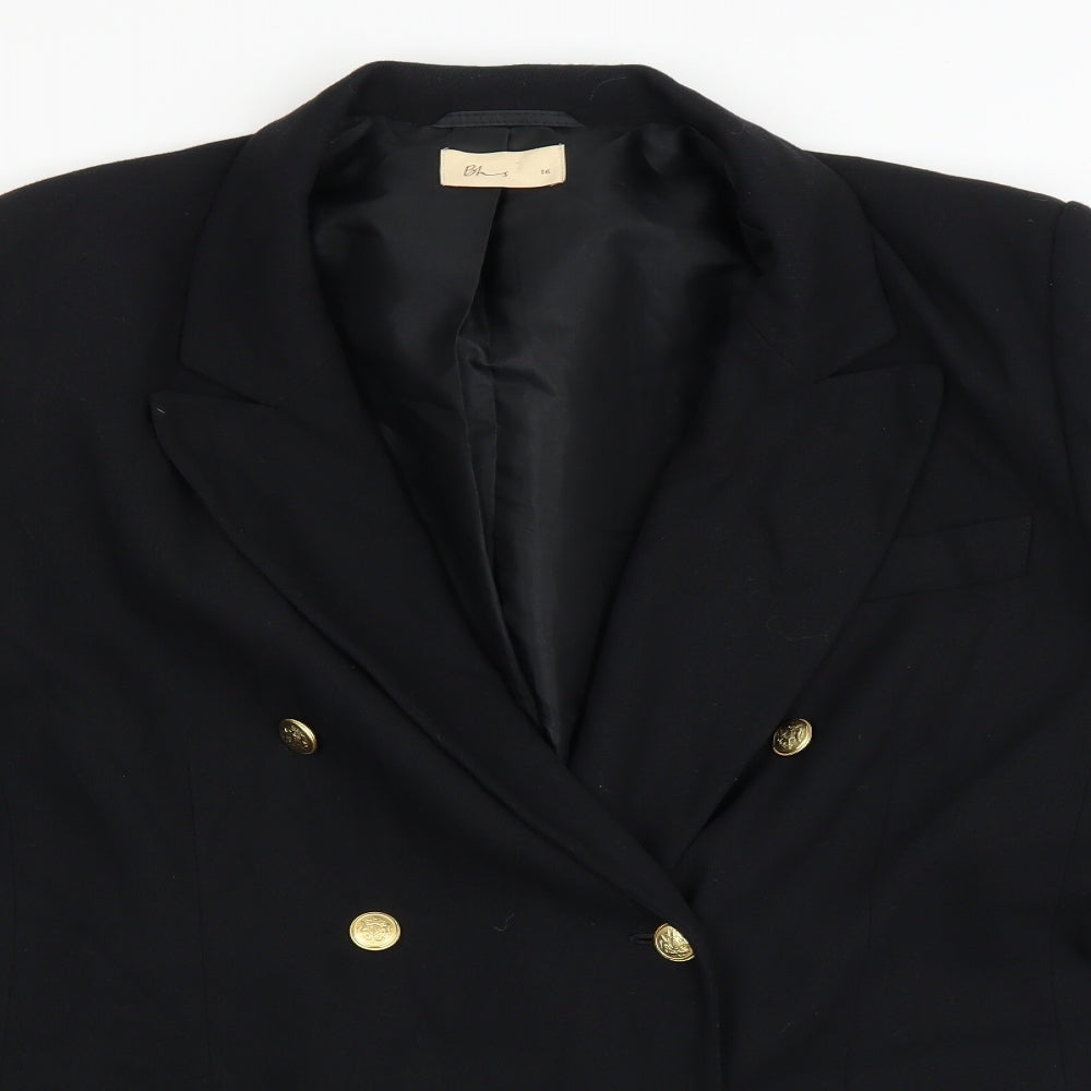 BHS Womens Blue   Jacket Suit Jacket Size 16