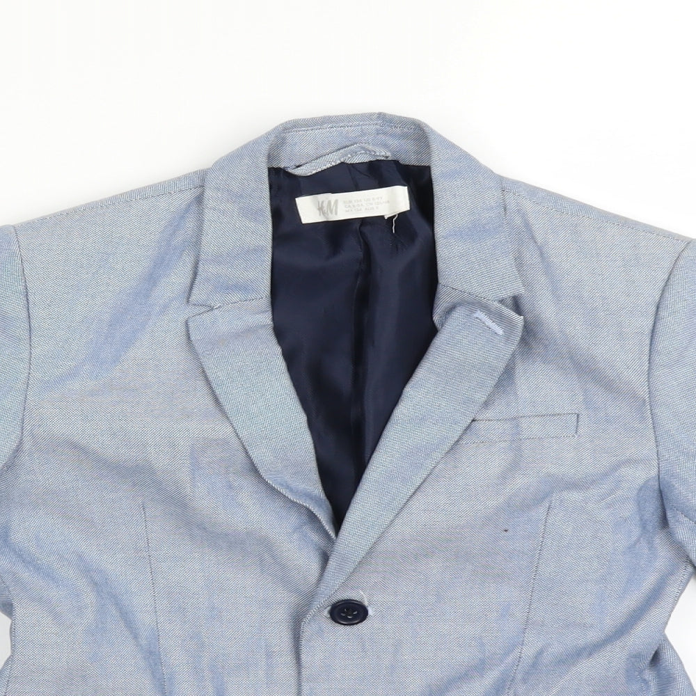 H&M Boys Blue   Jacket Blazer Size 8-9 Years