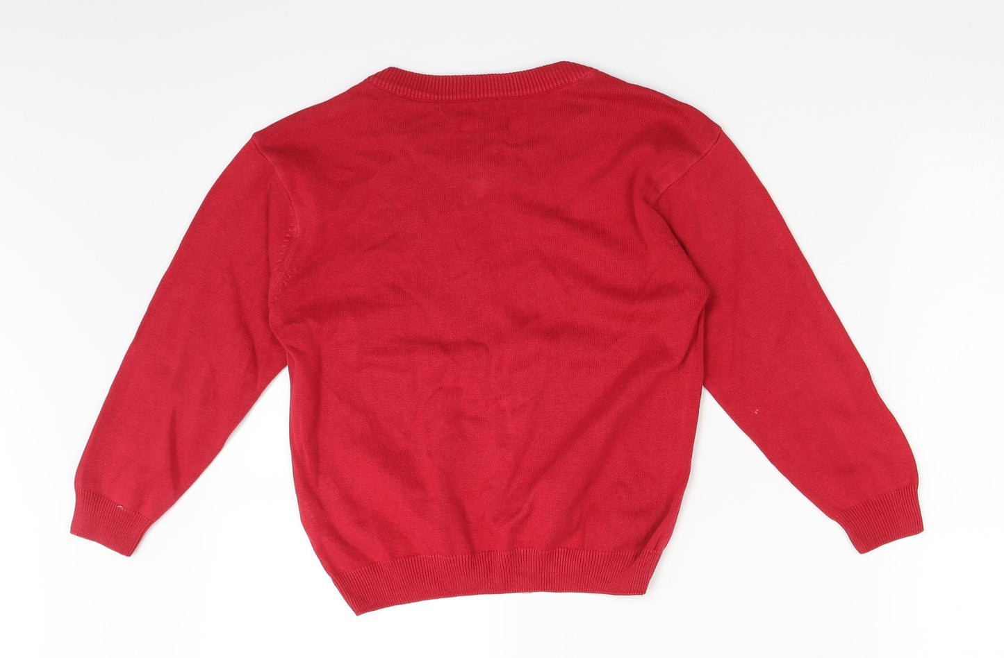 TU Girls Red   Pullover Jumper Size 6 Years