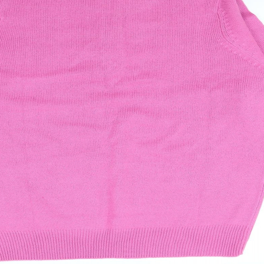Damart Womens Pink   Henley Jumper Size 18